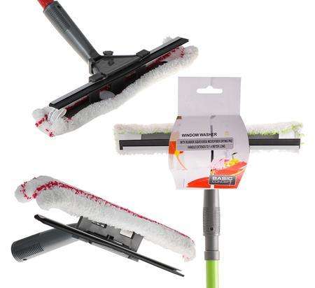 MICROFIBRE Window Washer Cleaner with Extendable Handle 1.4m