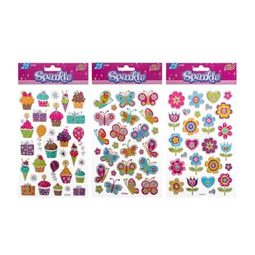 Sparkle Foil Stickers  - Assorted only