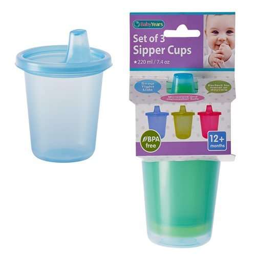 Baby Sipper Tumblers  3 Pack, 220ml