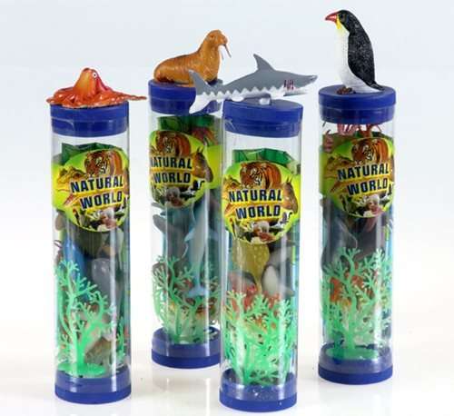 Sea Animals in a Tube