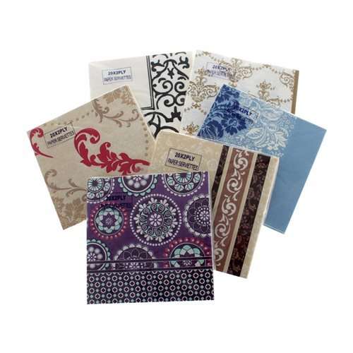 PATTERN Designs 2 Ply Serviette  33 cm, Pack of 20