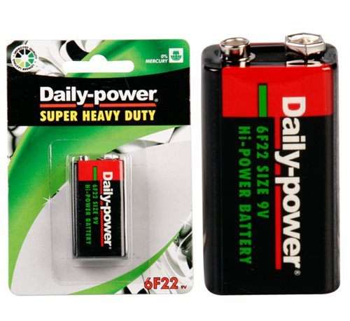 Daily-Power Super Heavy Duty Battery  9 Volt, card 1
