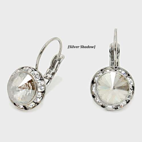 1 x PAIR of Genuine Austrian Crystal Drop Earrings [11 colour designs to choose from]
