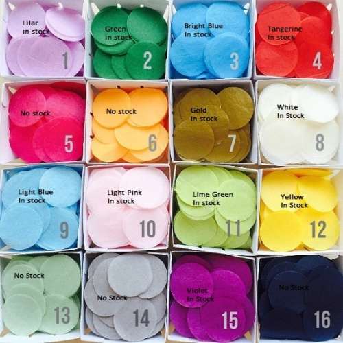 PACKET of PARTY CONFETTI 5cm - for TABLE DECOR/ BALLOON FILLER 200 pieces