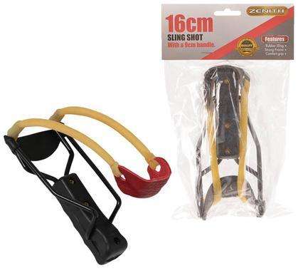 1 x Metal Folding Wrist Sling Shot Slingshot High Velocity Brace Hunting Catapult 16 cm