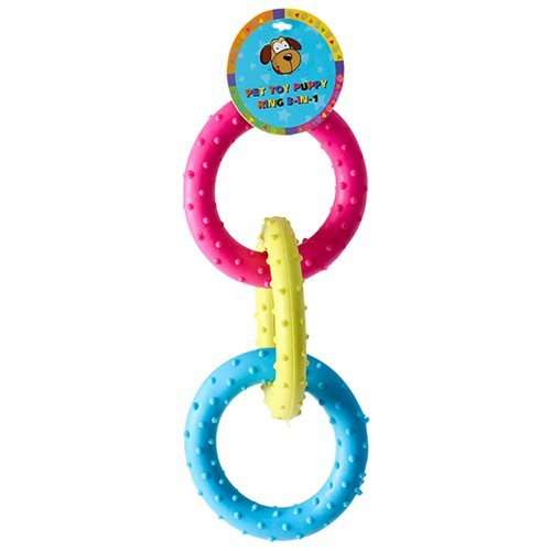 1 X Puppy Toy Ring  3in1