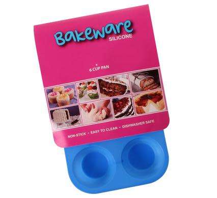 R100 WISE BUYS - 2 x Silicone Cup-Pan 6-Cup