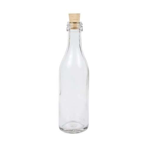 50 ml GLASS Spirit Bottle with Cork or SCREW ON cap