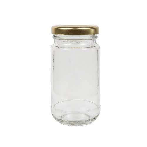 125ml SHEER GLASS JAR with LID