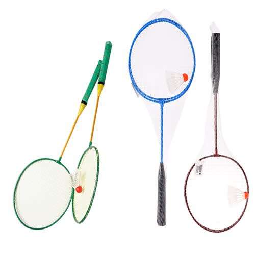Badminton Set 2 Rackets & 1 Flight