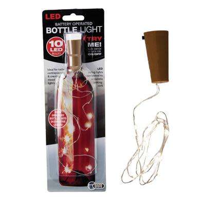 1 x Light String 10 Bulb W/Cork B/O
