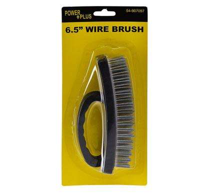 1 X Wire brush easygrip handle 17cm