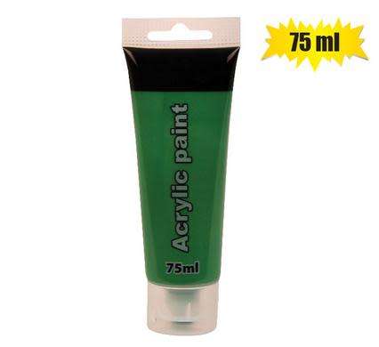 Artists Acrylic Paint - 75 ml Tube - 11 Different shades to choose from