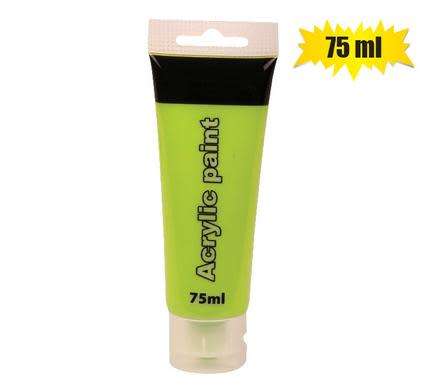 Artists Acrylic Paint - 75 ml Tube - 11 Different shades to choose from