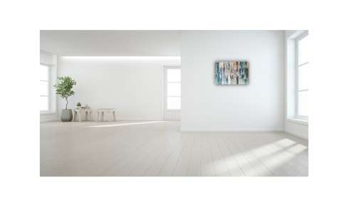 ORIGINAL ABSTRACT ACRYLIC PAINTING - 59cm X 42cm on  CANVAS.