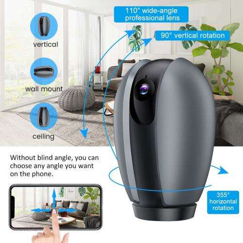 MECO WiFi IP Camera 1080P Nanny Camera