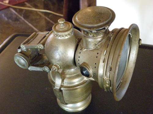 Antique Carbide Bicycle light