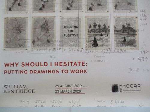 WILLIAM KENTRIDGE - EXHIBITION POSTER