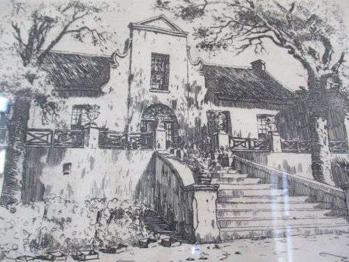 TINUS DE JONGH - SIGNED ETCHING