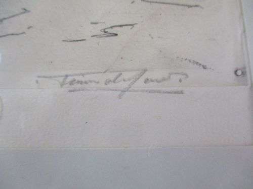 TINUS DE JONGH - SIGNED ETCHING