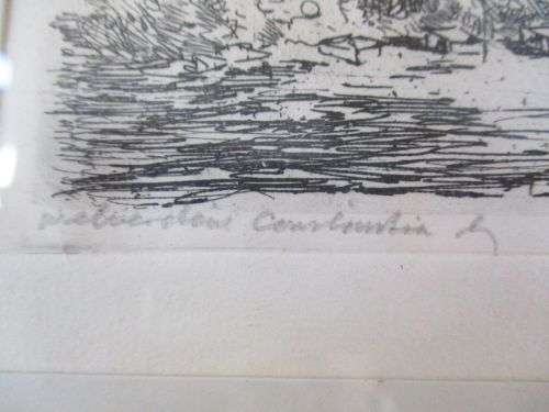TINUS DE JONGH - SIGNED ETCHING