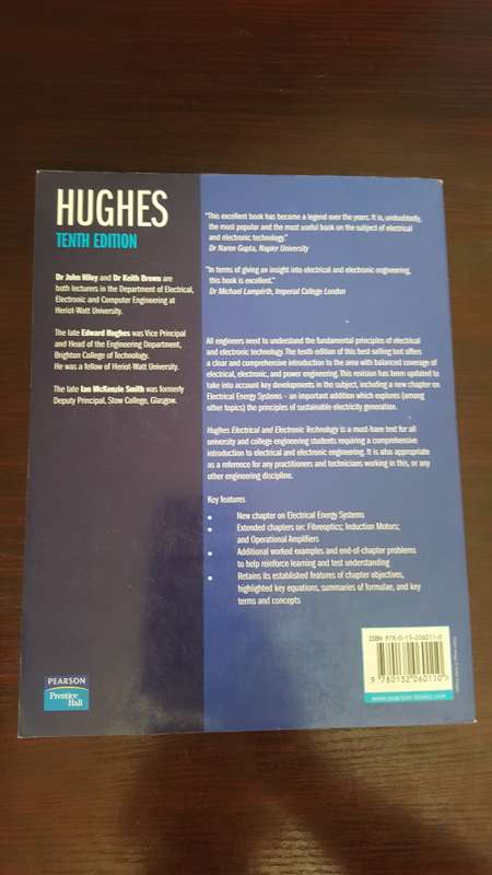 Hughes electrical and electronic technology tenth edition