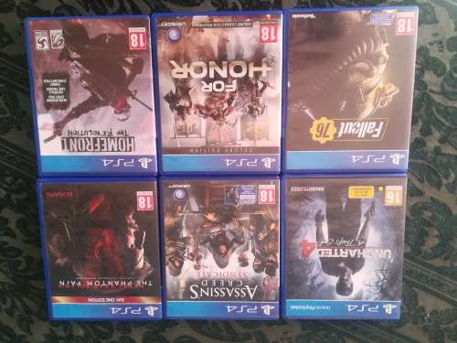 PS4 Console 500gb +, 6games pre owned d