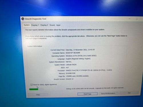DELL LATITUDE E6530 CORE i7-3720QM 2.6G, 8GB RAM, 500GB HDD,good battery, 1GB NVIDIA, CLEAN and FAST