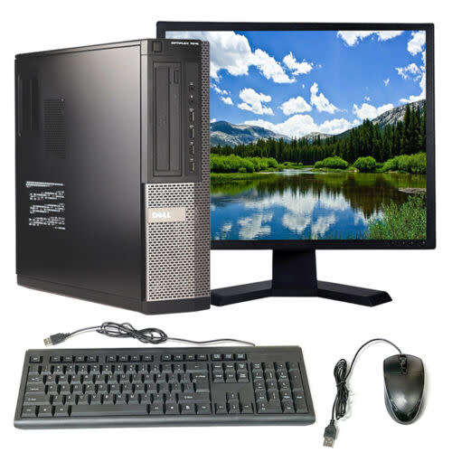 BRANDED CORE i5 FLAT DESKTOP PCs, 8GB DDR3 RAM,240GB SSD, 19-INCH SQUARE LCD,WIFI, WIN 11 PRO