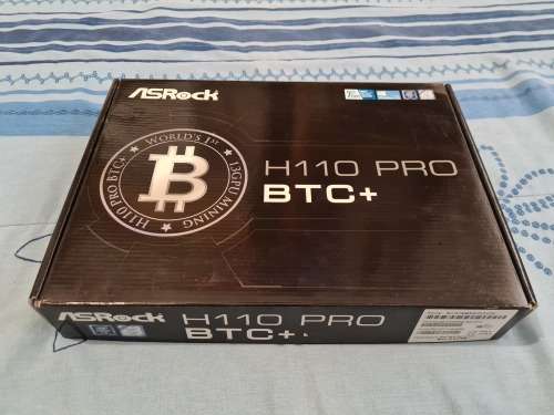 Asrock H110 Pro BTC+ Motherboard plus 4GB RAM