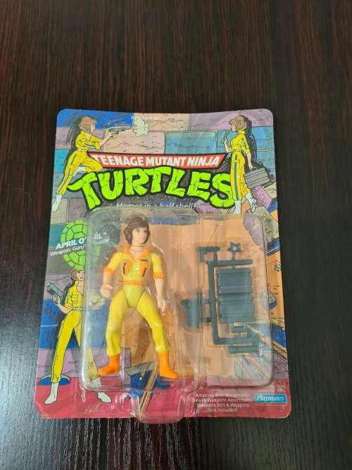 1988 Teenage Mutant Ninja Turtles April O`Neil Vintage Unpunched.