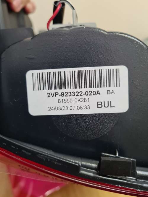 Toyota Hilux Right Rear Tail Light