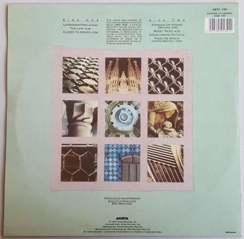 The Alan Parsons Project- Gaudi (LP) SA 1987