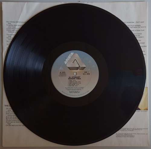 Al Stewart- Modern Times (LP) US Unknown Date