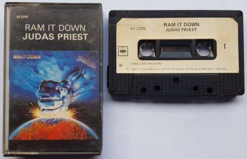 Judas Priest- Ram It Down (Cassette Tape) SA 1988