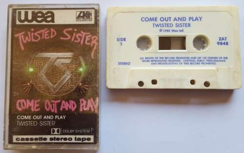 Twisted Sister- Come Out And Play (Cassette Tape) SA 1985