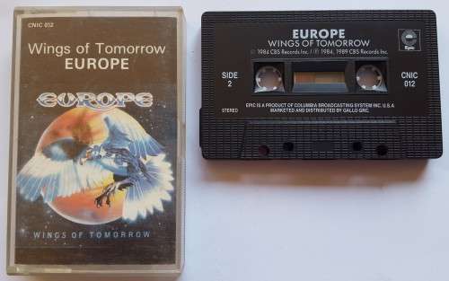 Europe- Wings Of Tomorrow (Cassette Tape) SA 1989