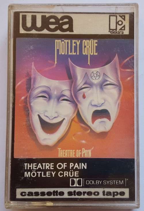 Motley Crue- Theatre Of Pain (Cassette Tape) SA 1985