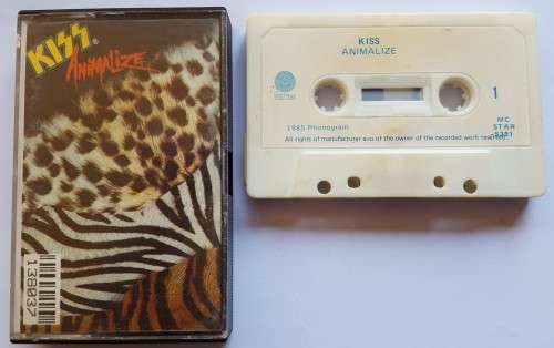Kiss- Animalize (Cassette Tape) SA 1985