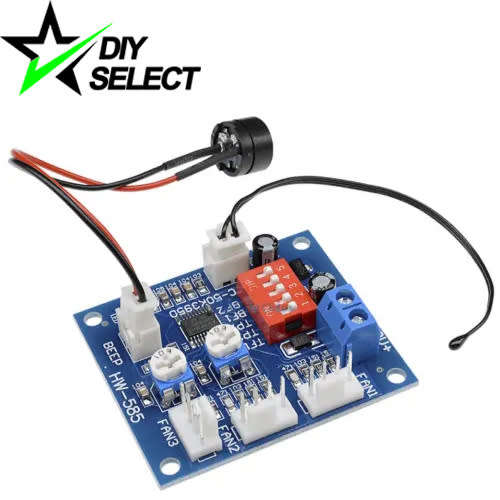 Fan Speed Controller 12V PWM Temperature Module **LOCAL STOCK**