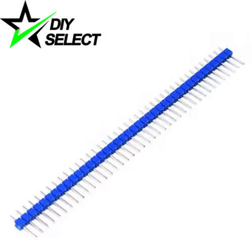 Header Pin Male 2.54mm 40Pin Straight Single Row Blue **LOCAL STOCK**