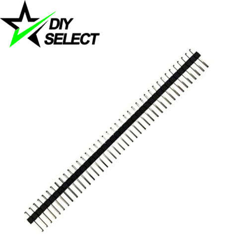 Header Pin Male 2.54mm 40Pin Straight Single Row Black **LOCAL STOCK**