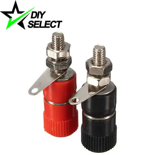 Connector 4mm Female Black/Red Banana Set **LOCAL STOCK**