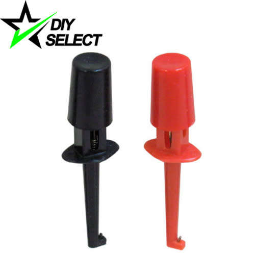 Test Probe Grabber Hook Clip 1 Pair **LOCAL STOCK**