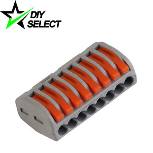 Wire Connector Wago 8 Lever for 0.08mm to 4mm wire **LOCAL STOCK**
