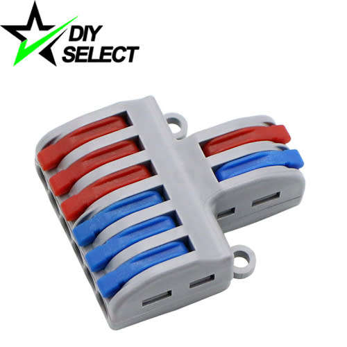 Wire Connector Wago Lever Splitter 2Pin to 6Pin with Mount Holes **LOCAL STOCK**
