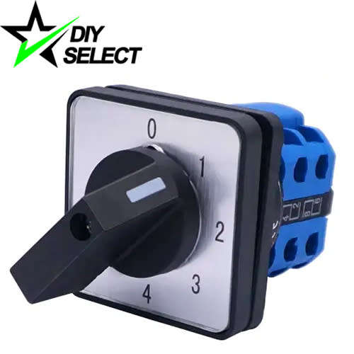 Switch Rotary Cam Changeover 1-2-3-4 220V AC 20A **LOCAL STOCK**