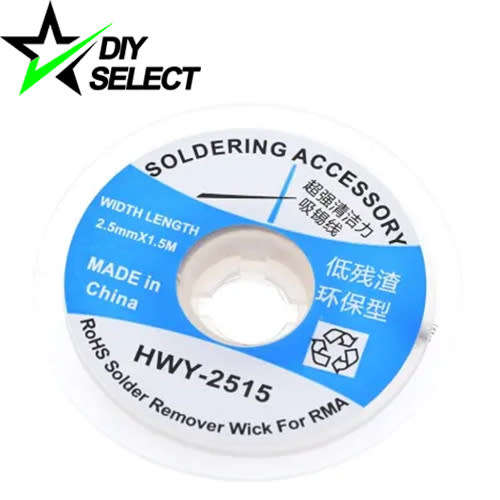 Desolder Wick Braided 2.5mm 1.5M **LOCAL STOCK**