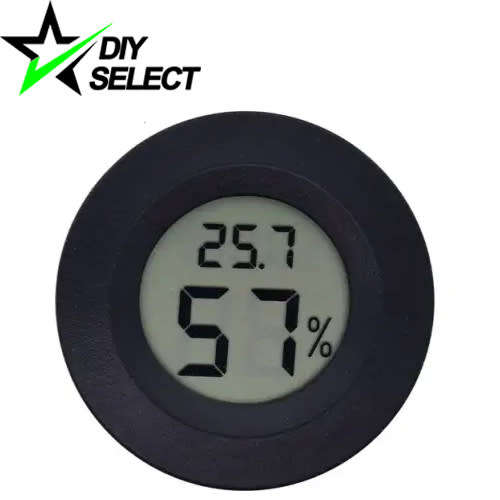 Humidity Meter Temperature Thermometer Hygrometer LCD Digital Round **LOCAL STOCK**