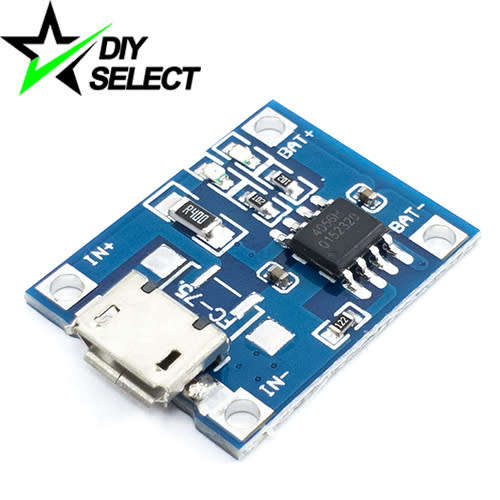 Battery Charger Lithium 18650 TP4056 5V 1A Micro USB **LOCAL STOCK**